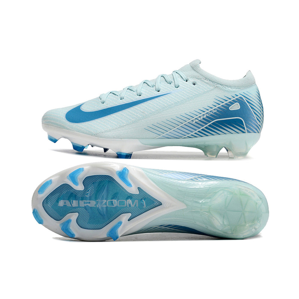 Chuteira Infantil Campo Nike Air Zoom Mercurial Vapor 16 Elite FG Azul 