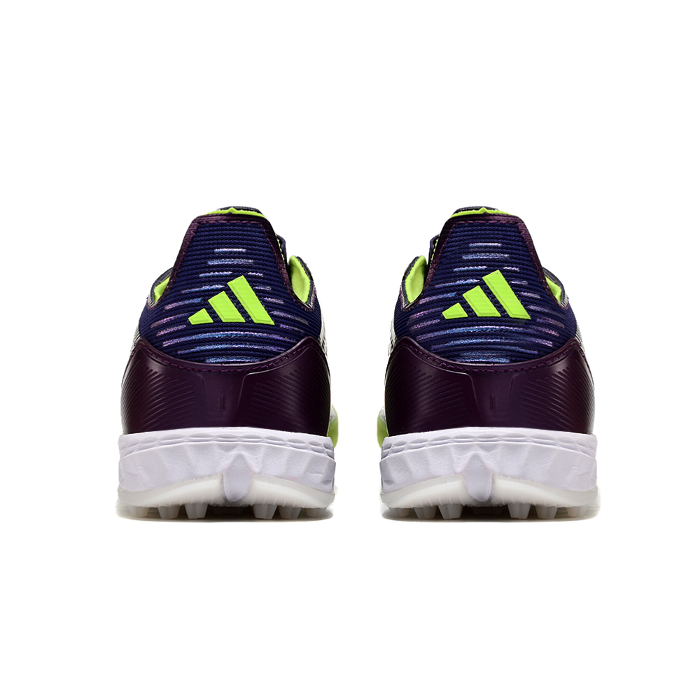 Chuteira Infantil Society Adidas F50 TF Roxa e Verde 