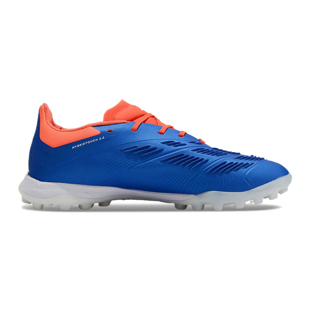 Chuteira Infantil Society Adidas Predator Elite TF Azul e Branco 