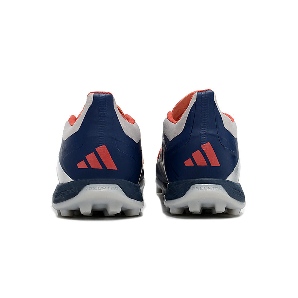 Chuteira Infantil Society Adidas Predator Elite TF Prata e Azul 