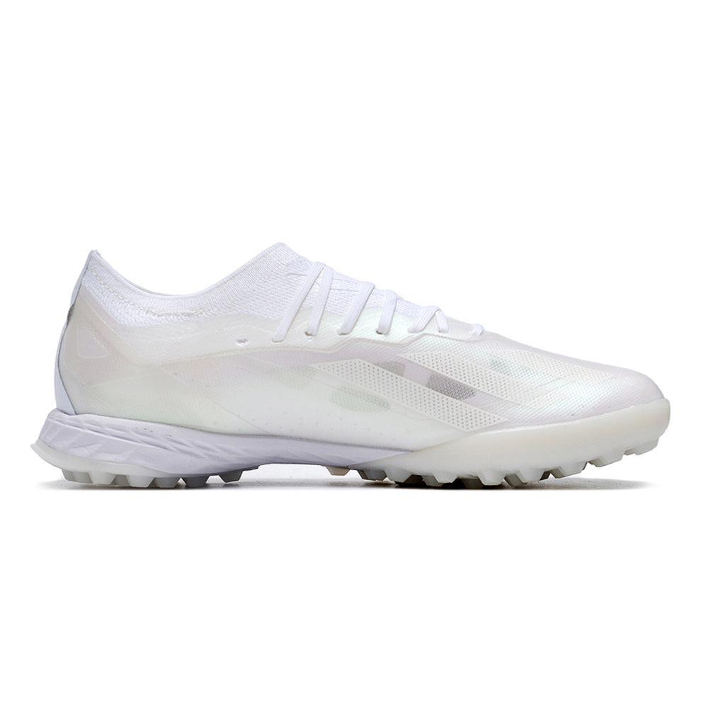 Chuteira Infantil Society Adidas X Crazyfast.1 TF Branca 