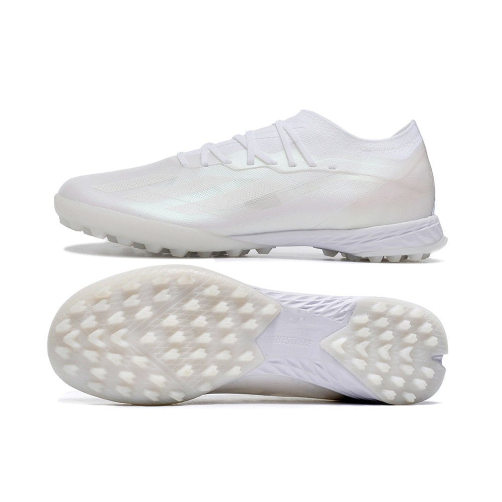 Chuteira Infantil Society Adidas X Crazyfast.1 TF Branca 