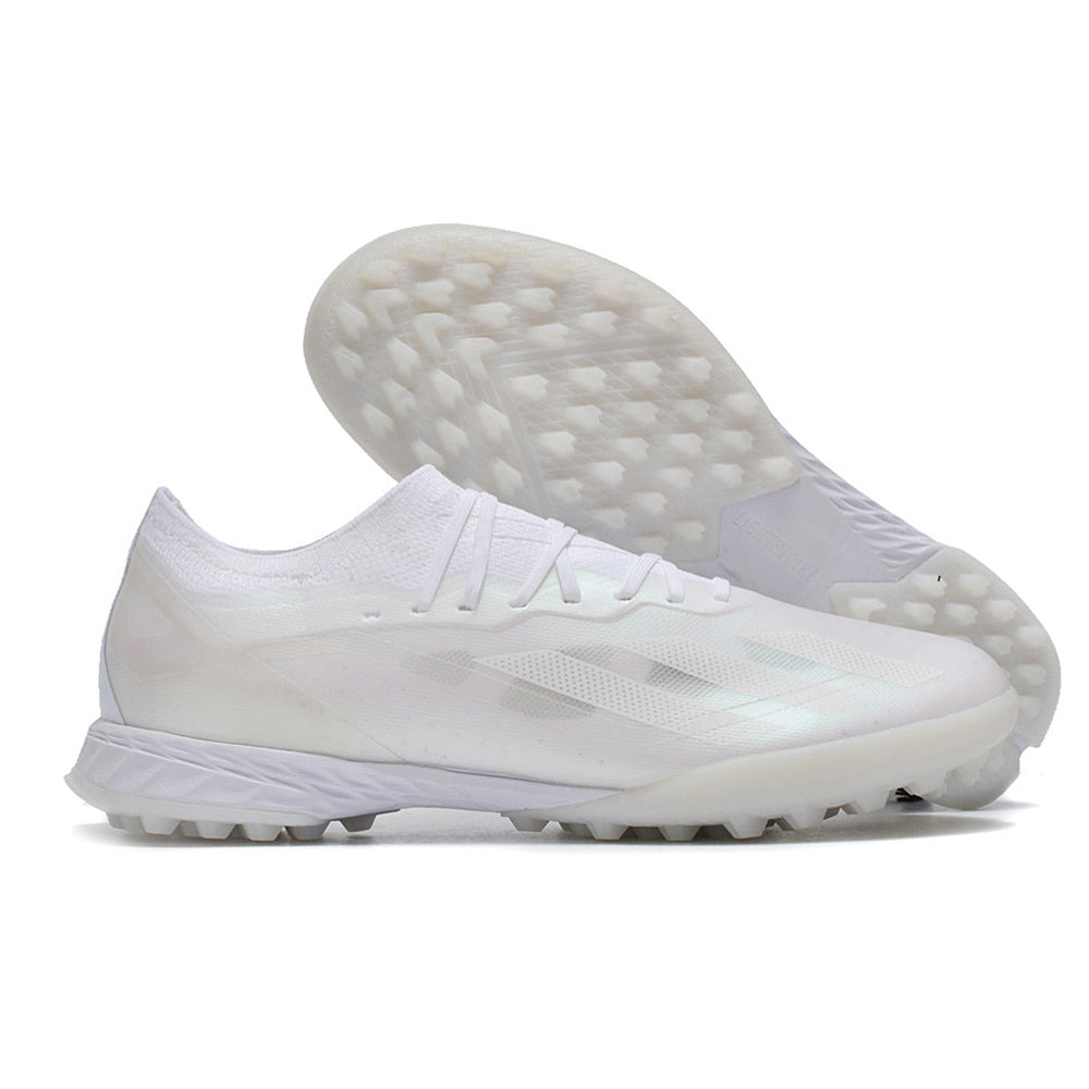Chuteira Infantil Society Adidas X Crazyfast.1 TF Branca 