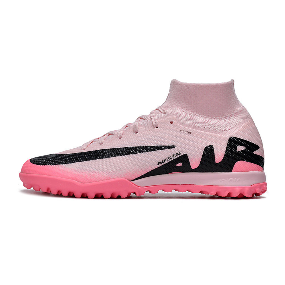 Chuteira Infantil Society Nike Air Zoom Mercurial Superflt 9 Elite TF Rosa 