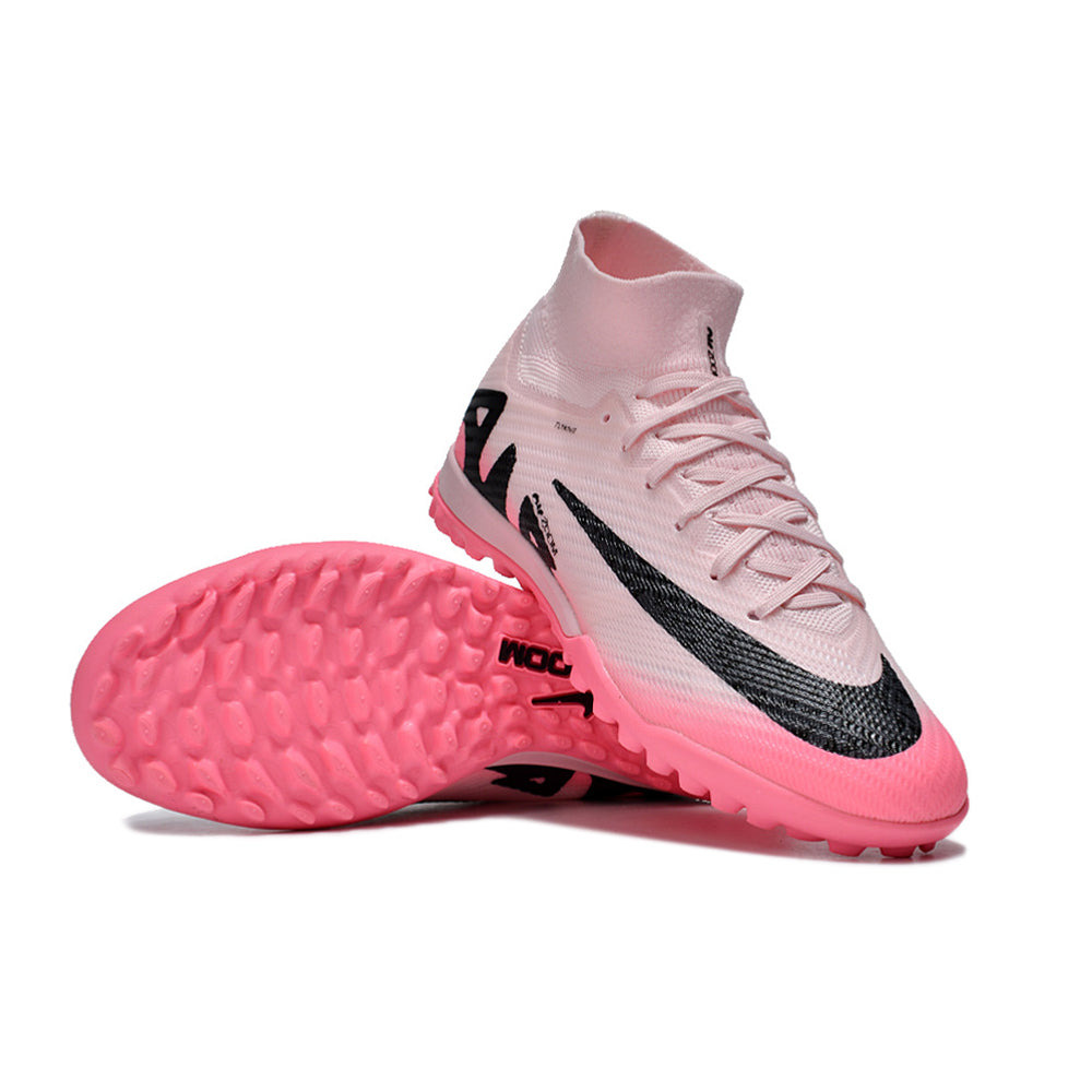 Chuteira Infantil Society Nike Air Zoom Mercurial Superflt 9 Elite TF Rosa 