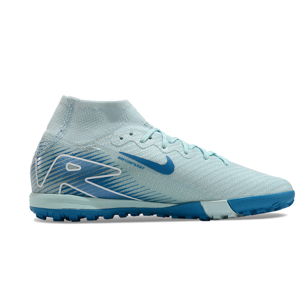 Chuteira Infantil Society Nike Air Zoom Mercurial Superfly 10 Elite TF Azul 