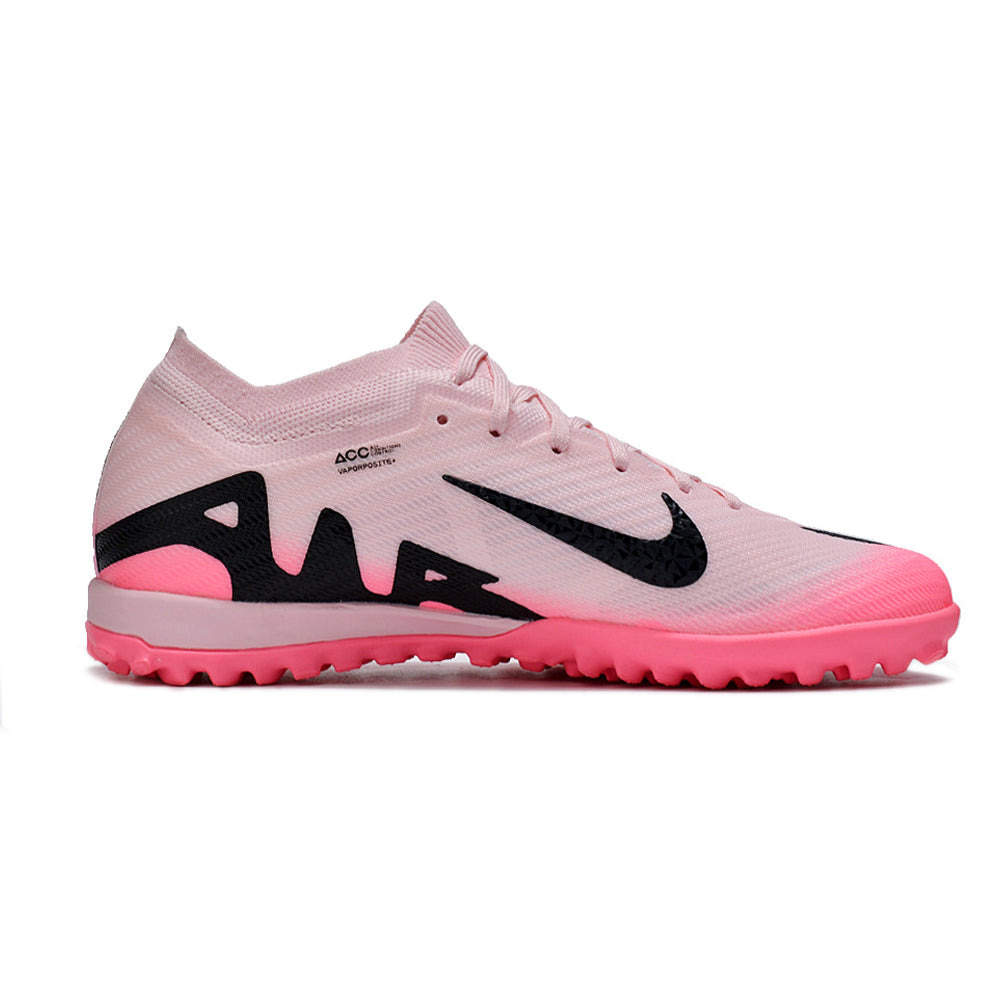Chuteira Infantil Society Nike Air Zoom Mercurial Vapor 15 Elite TF Rosa 