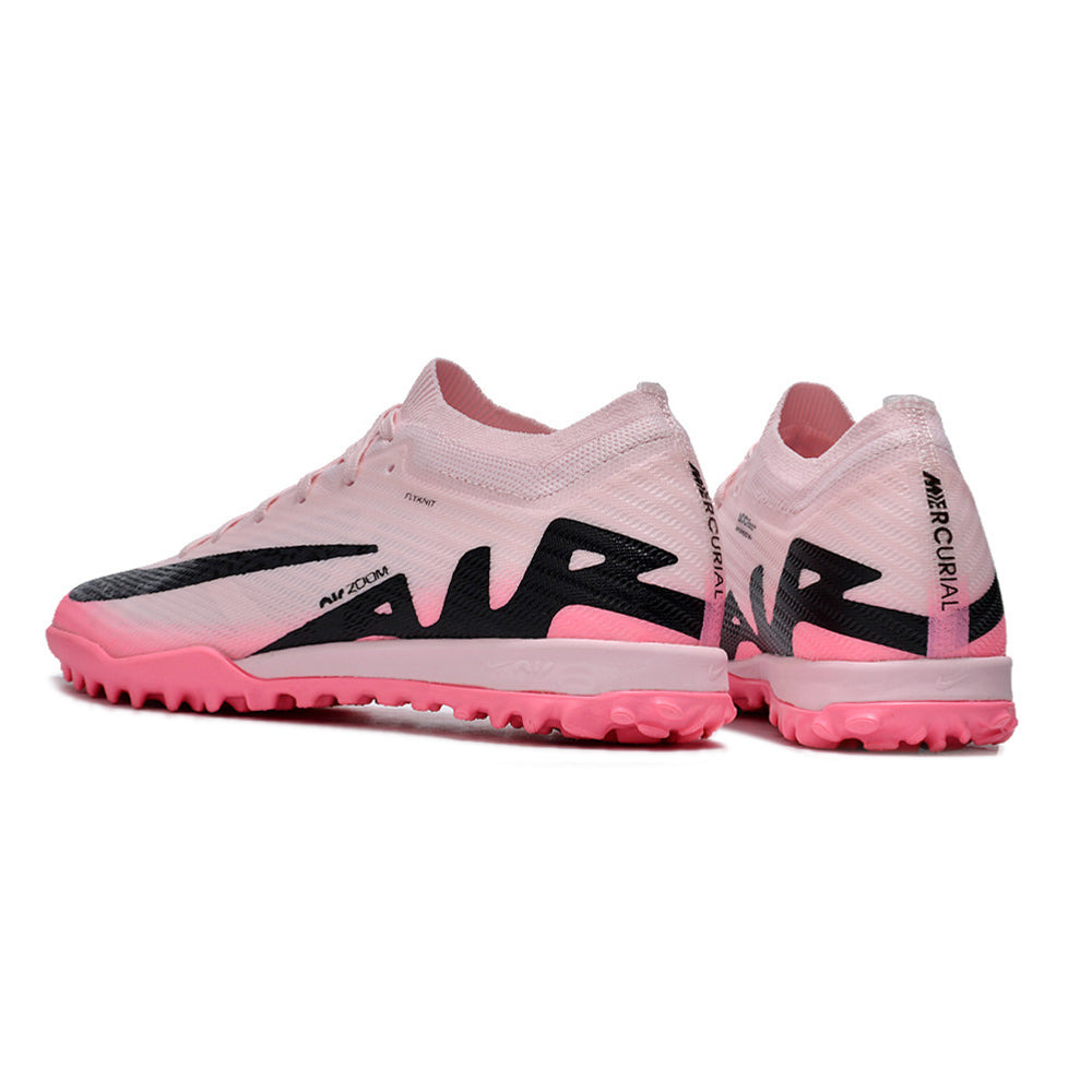 Chuteira Infantil Society Nike Air Zoom Mercurial Vapor 15 Elite TF Rosa 