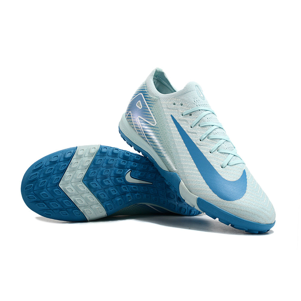 Chuteira Infantil Society Nike Air Zoom Mercurial Vapor 16 Elite TF Azul 
