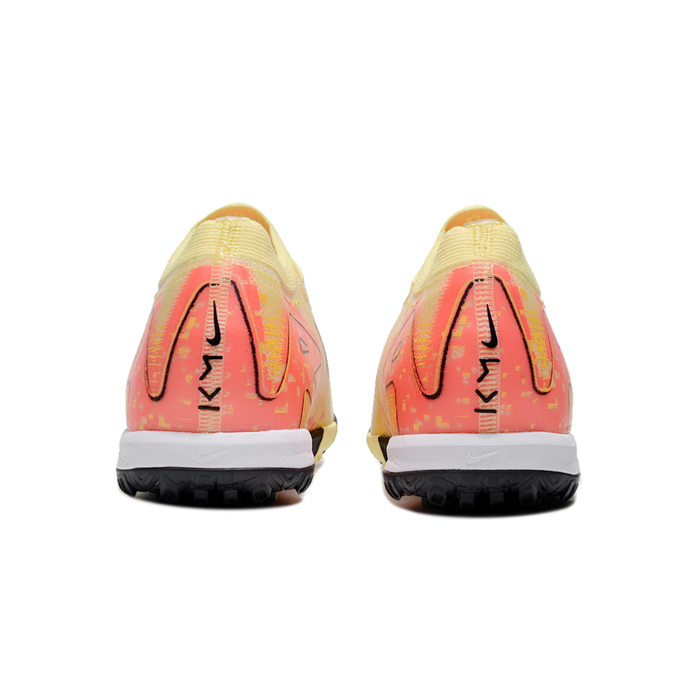 Chuteira Infantil Society Nike Air Zoom Mercurial Vapor 16 Elite TF Laranja e Preto 