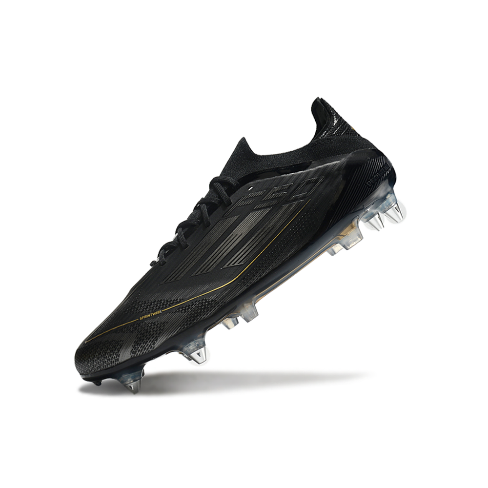 Chuteira Campo Adidas F50 Ponta de Aluminio Preta 