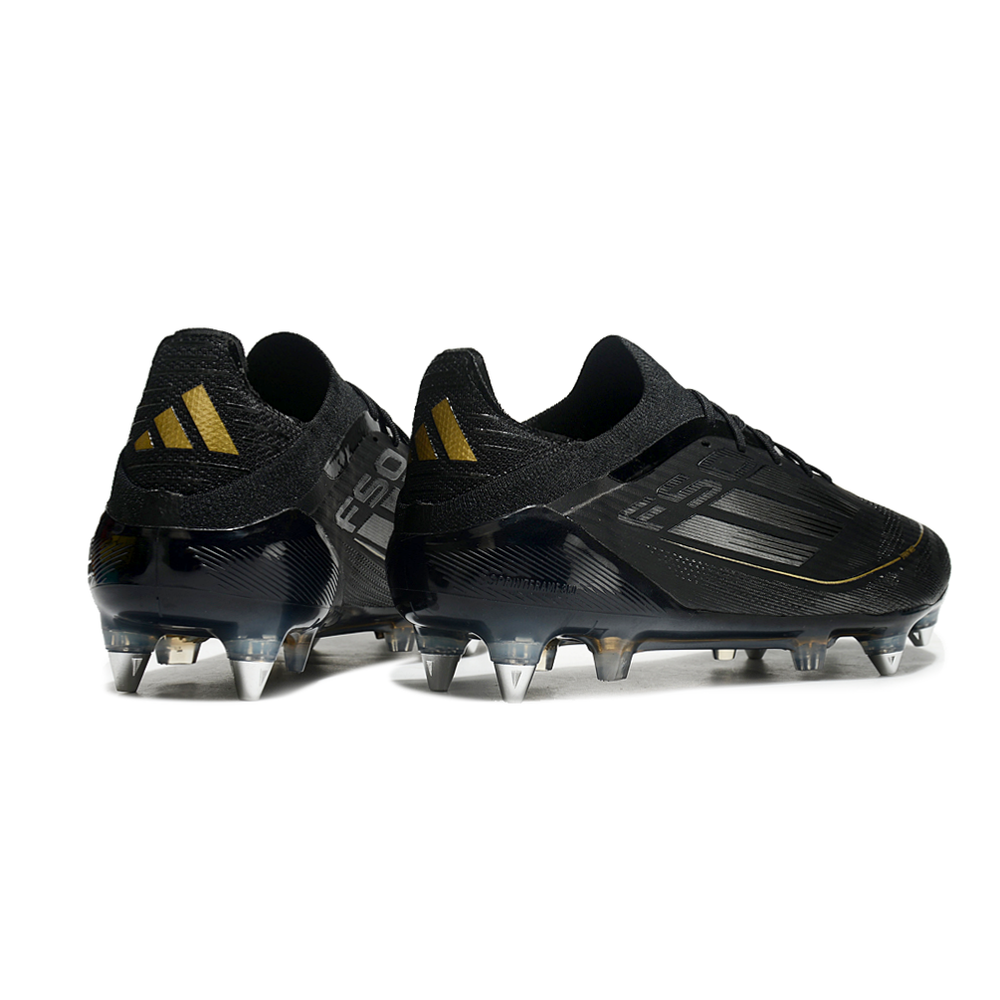 Chuteira Campo Adidas F50 Ponta de Aluminio Preta 