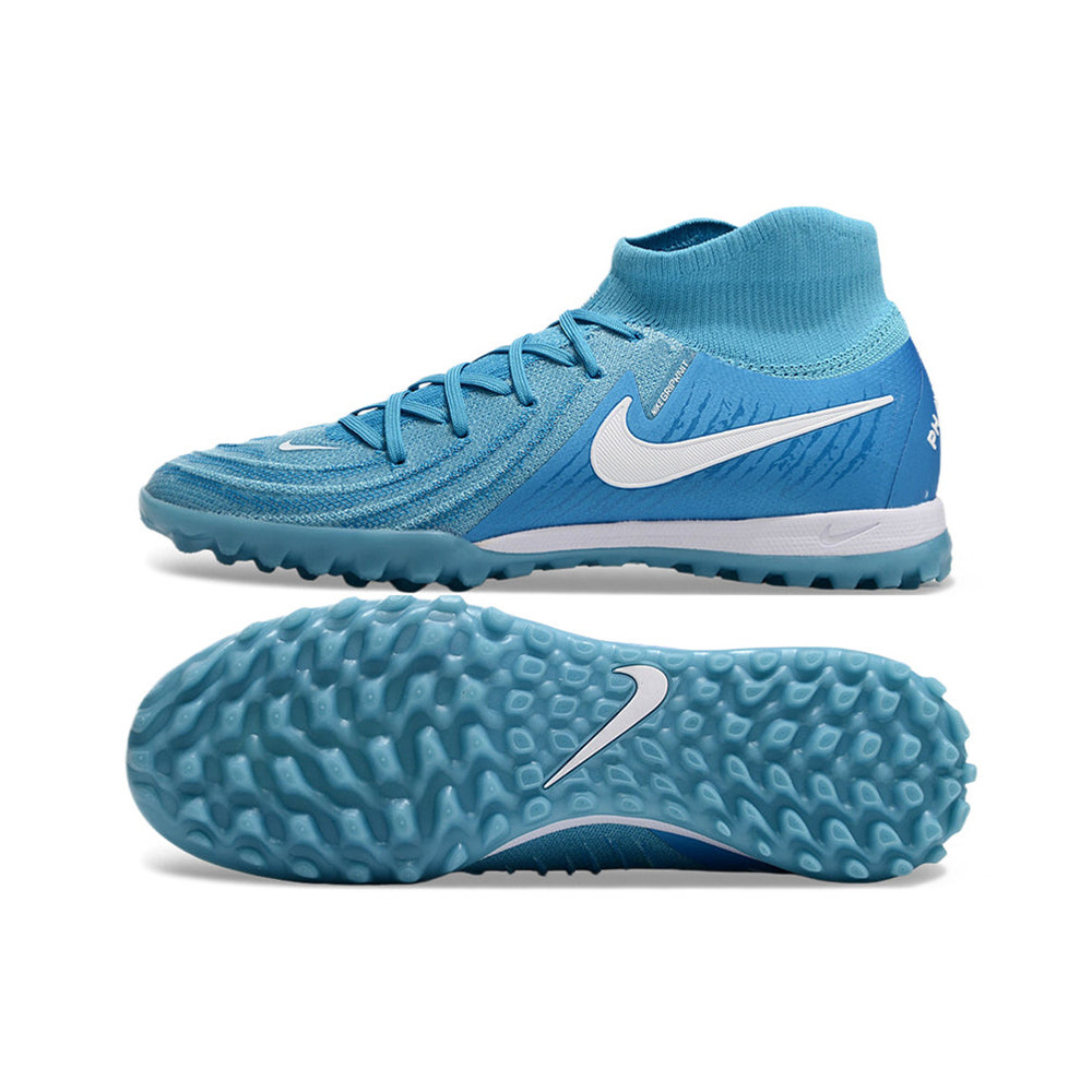 Chuteira Infantil Society Nike Phantom Luna Elite TF Azul 