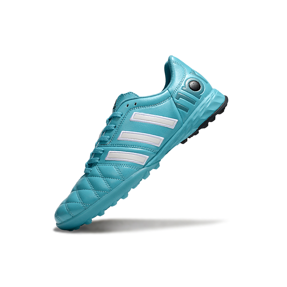 Chuteira Society Adidas AdiPure 11 Pro TF Azul e Branca