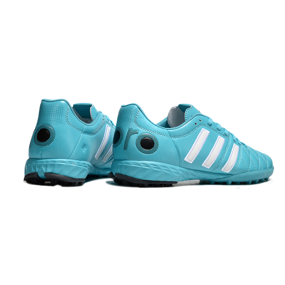 Chuteira Society Adidas AdiPure 11 Pro TF Azul e Branca
