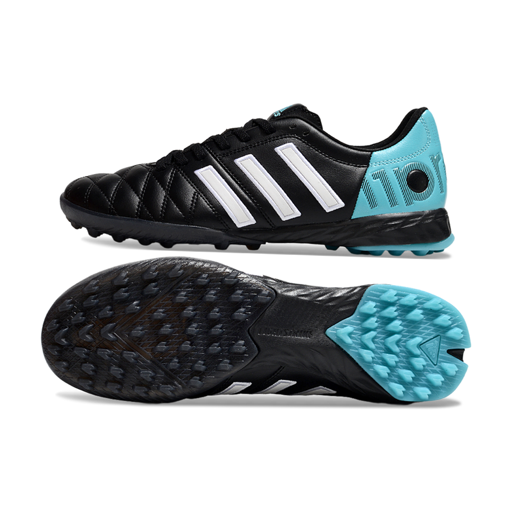 Chuteira Society Adidas AdiPure 11 Pro TF Preta e Azul