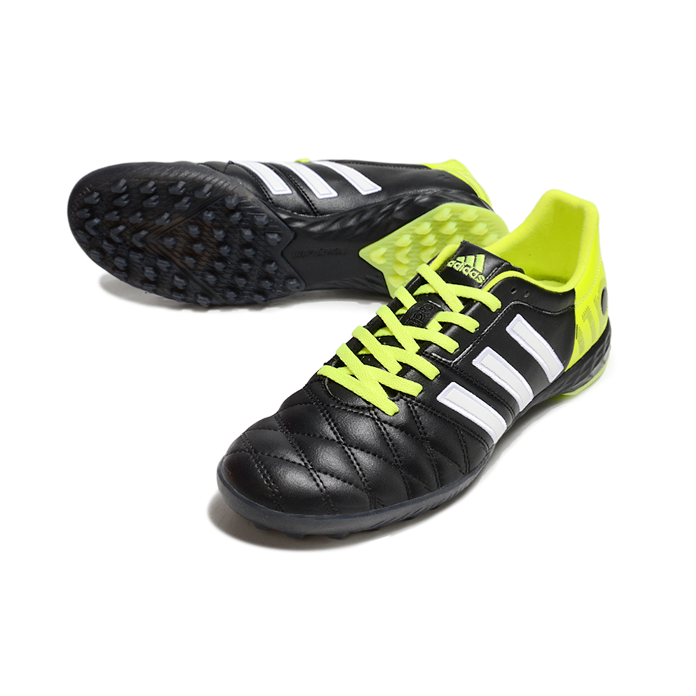 Chuteira Society Adidas AdiPure 11 Pro TF Preta e Verde