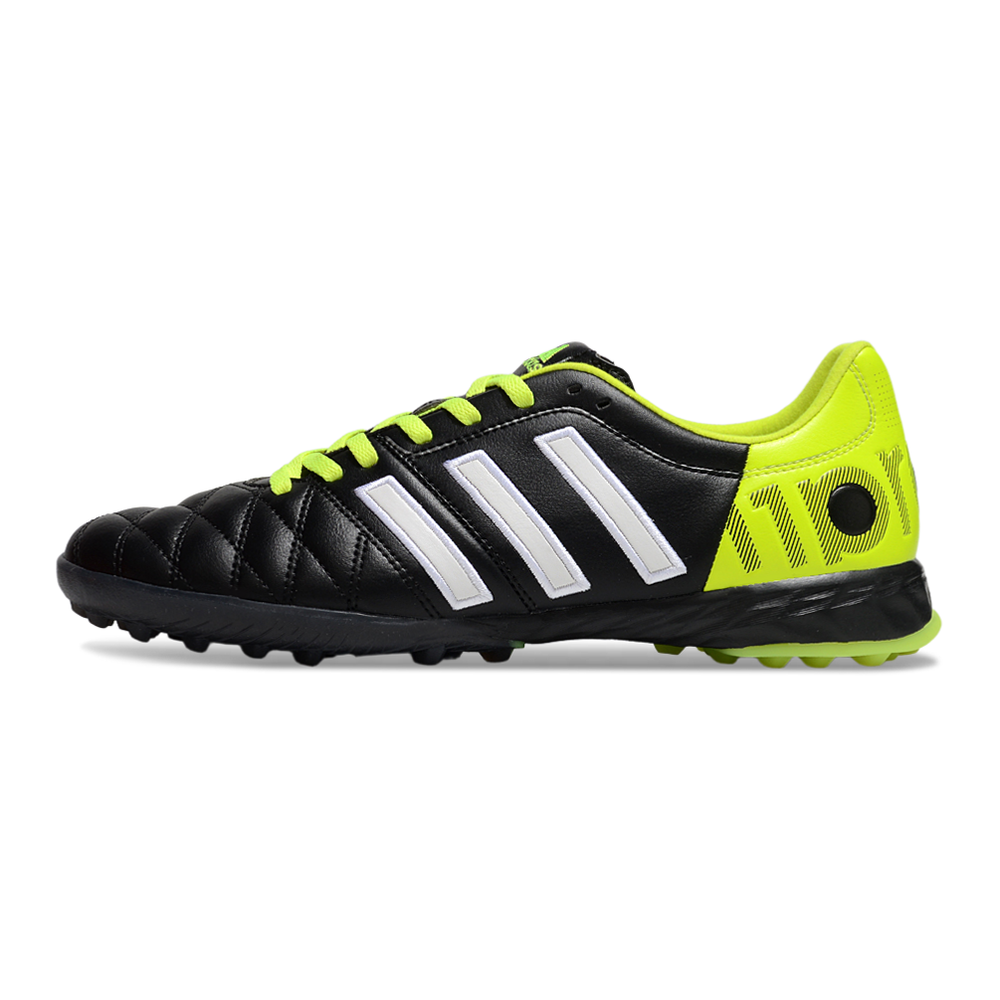 Chuteira Society Adidas AdiPure 11 Pro TF Preta e Verde