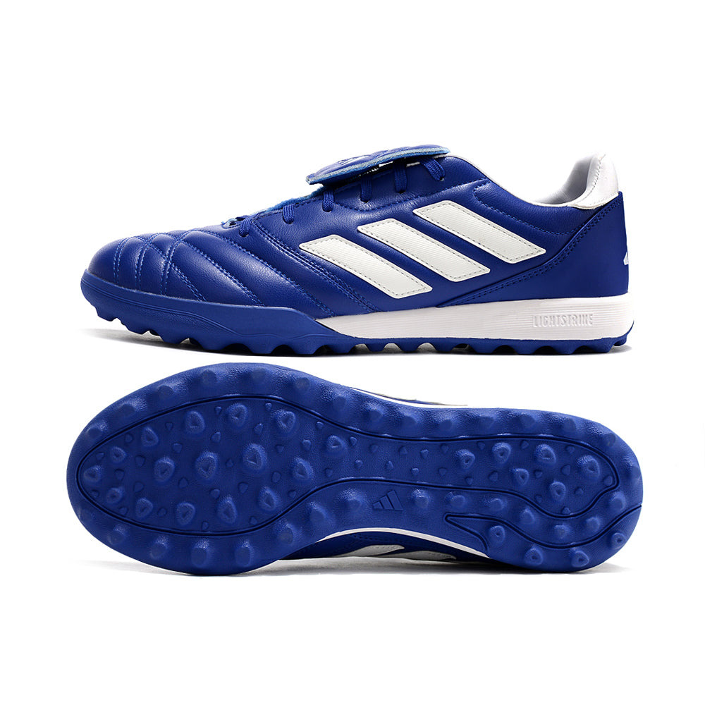 Chuteira Society Adidas Copa Gloro TF Azul e Branco