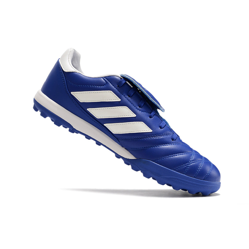 Chuteira Society Adidas Copa Gloro TF Azul e Branco
