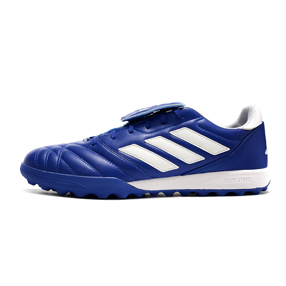 Chuteira Society Adidas Copa Gloro TF Azul e Branco