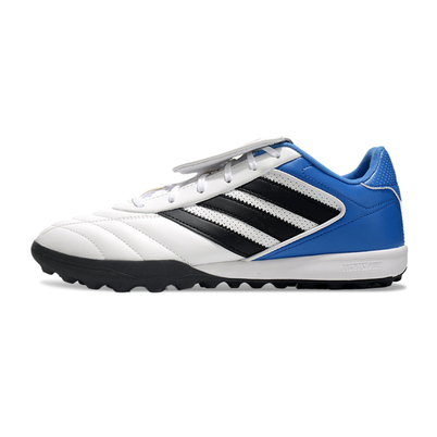 Chuteira Society Adidas Copa Gloro TF Branca e Azul