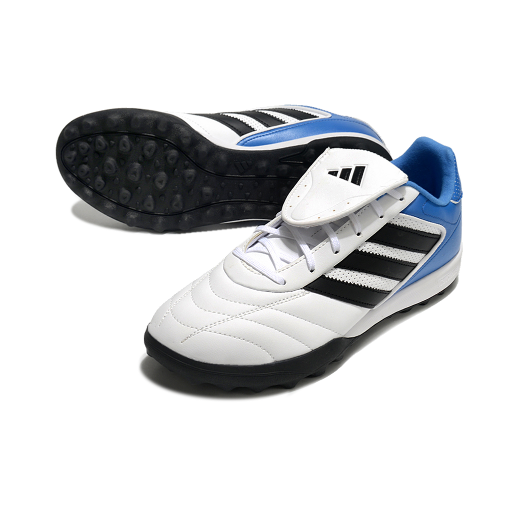 Chuteira Society Adidas Copa Gloro TF Branca e Azul