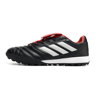 Chuteira Society Adidas Copa Gloro TF Prata, Branca e Vermelha