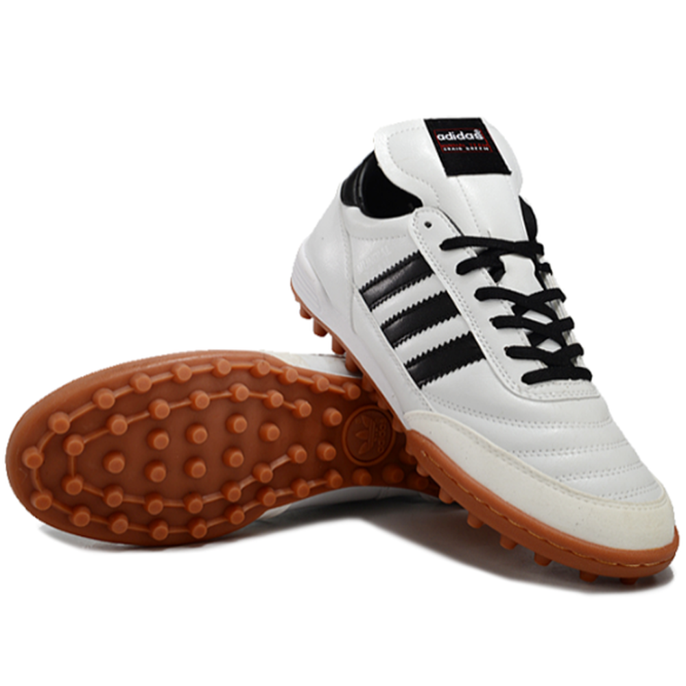 Chuteira Society Adidas Copa Mundial Team TF Branco e Preto