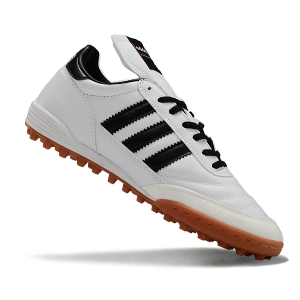 Chuteira Society Adidas Copa Mundial Team TF Branco e Preto