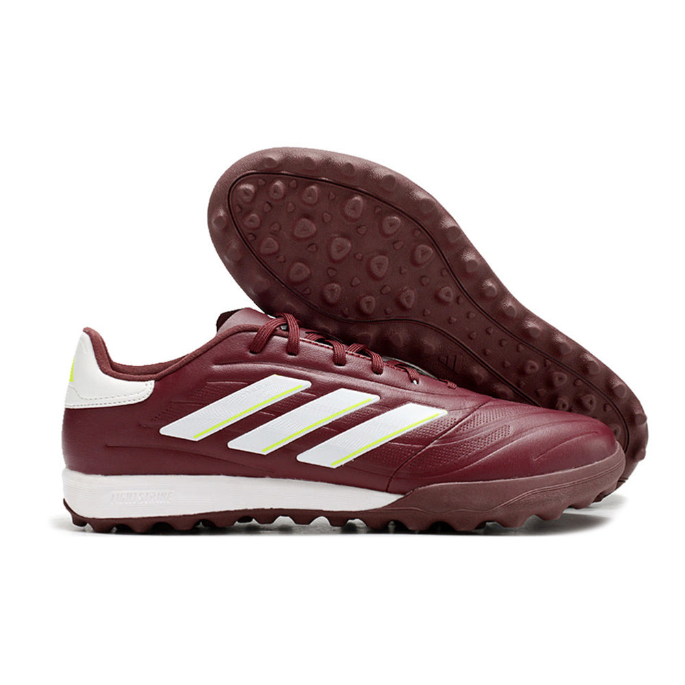 Chuteira Society Adidas Copa Pure.1 Bordo e Branco 