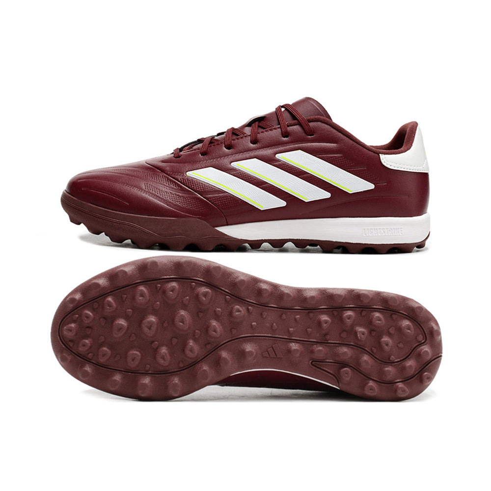 Chuteira Society Adidas Copa Pure.1 Bordo e Branco 