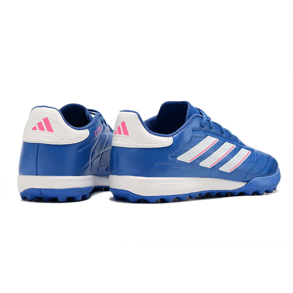 Chuteira Society Adidas Copa Pure.1 TF Azul e Branco 
