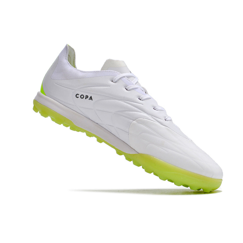 Chuteira Society Adidas Copa Pure.1 TF Branca e Verde 