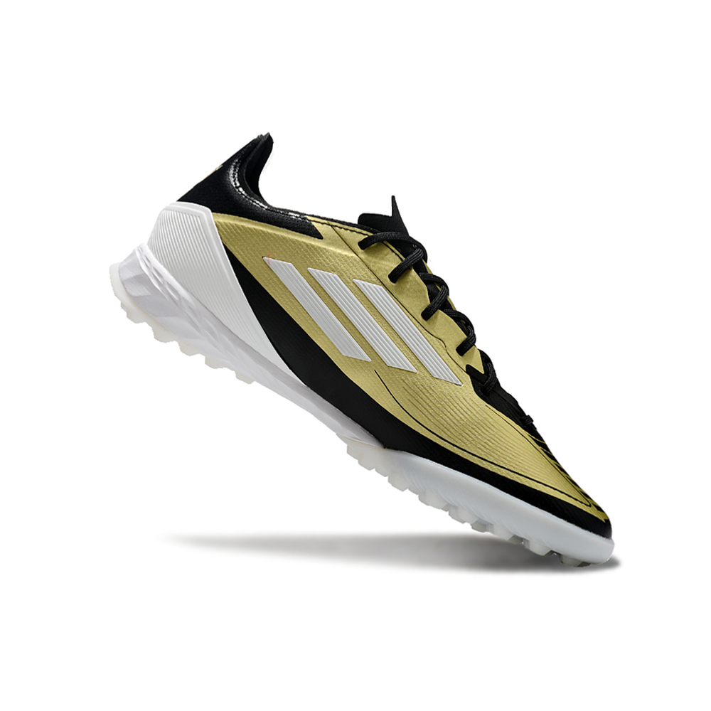 Chuteira Society Adidas F50 TF Dourada 