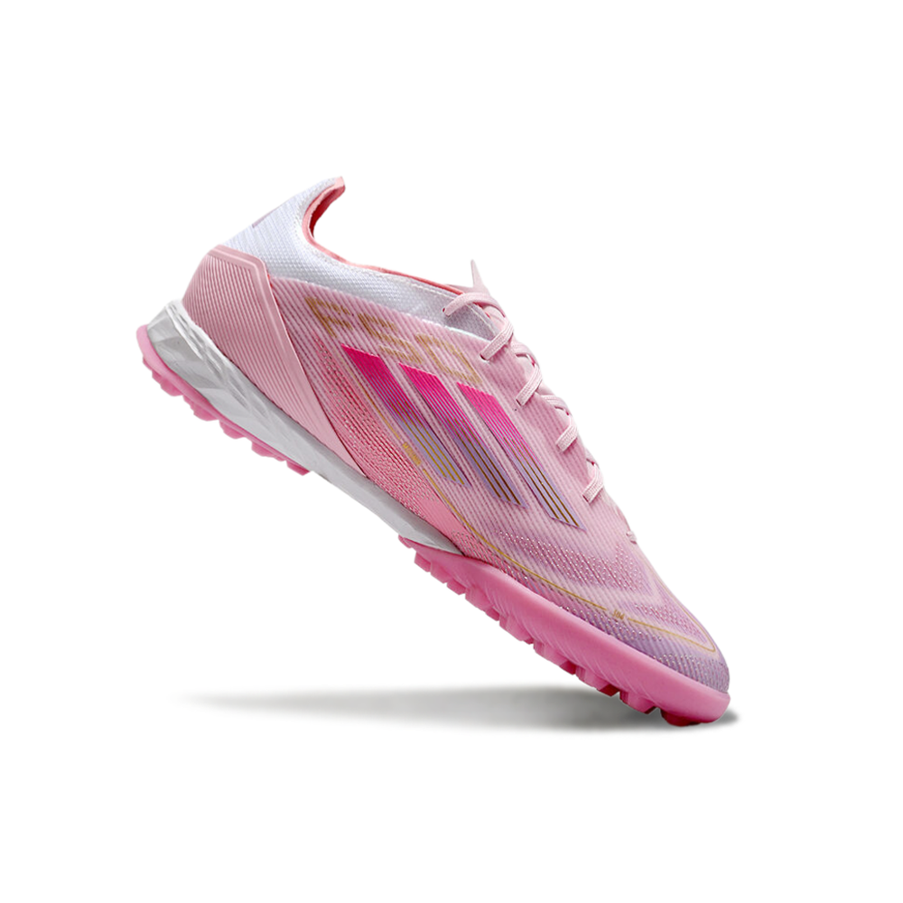 Chuteira Society Adidas F50 TF Rosa 