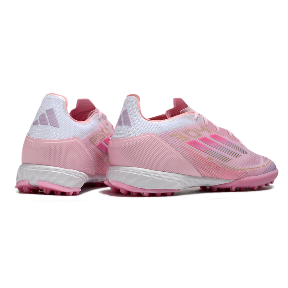Chuteira Society Adidas F50 TF Rosa 