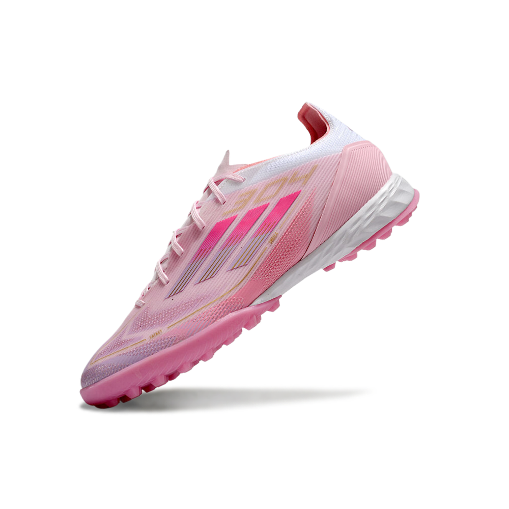 Chuteira Society Adidas F50 TF Rosa 