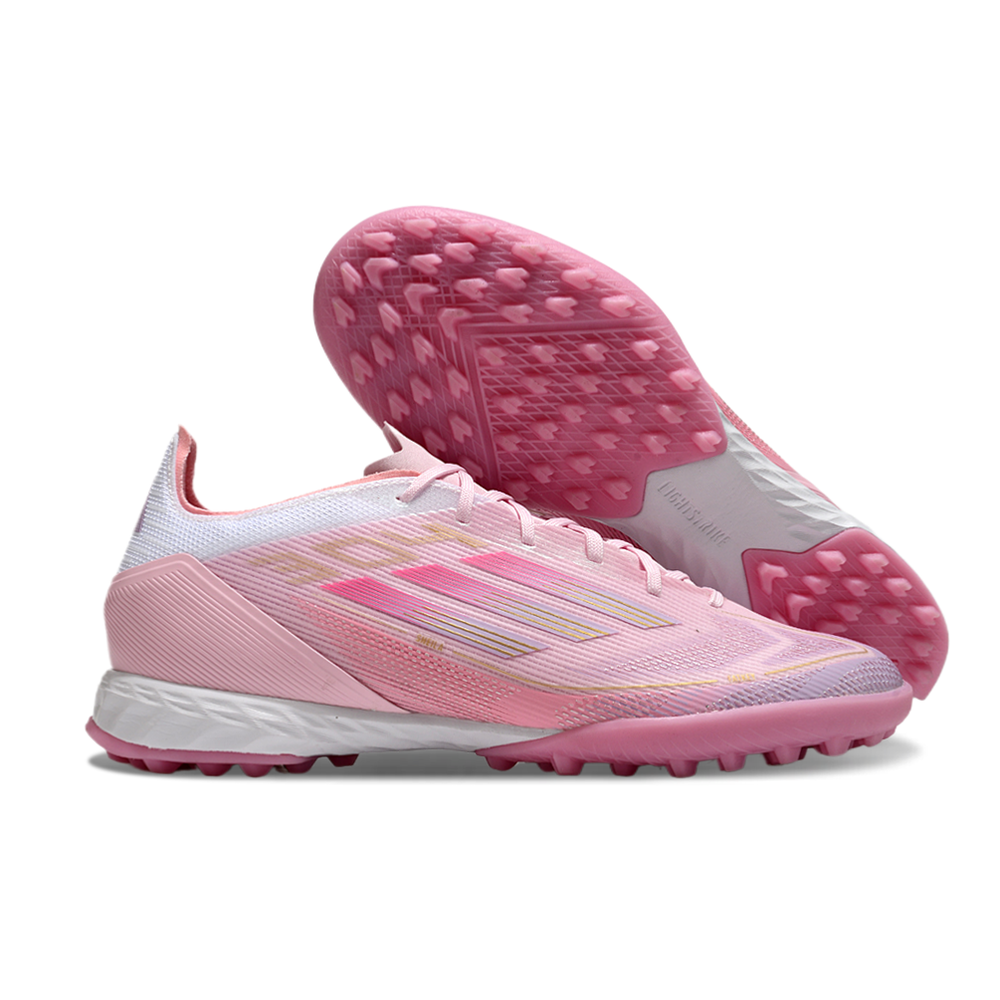 Chuteira Society Adidas F50 TF Rosa 