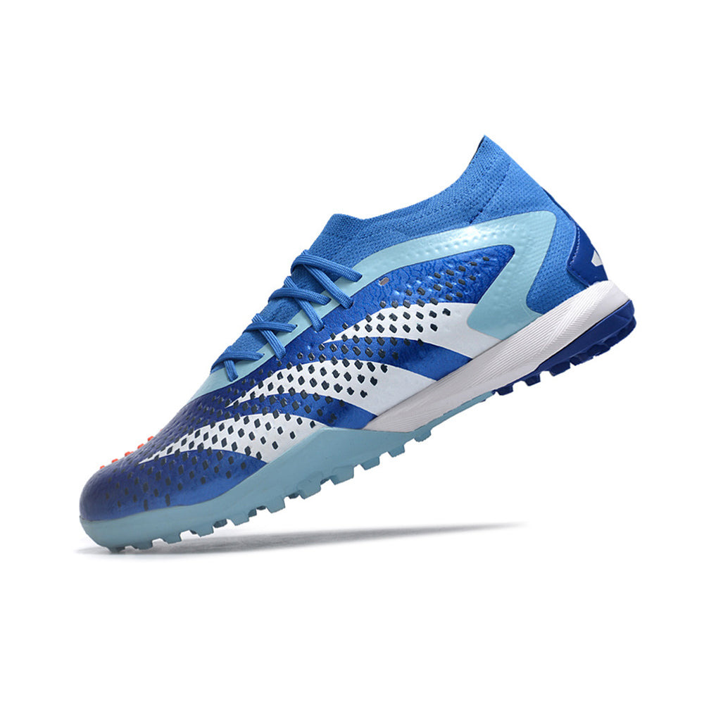 Chuteira Society Adidas Predator Accuracy.1 TF Azul 