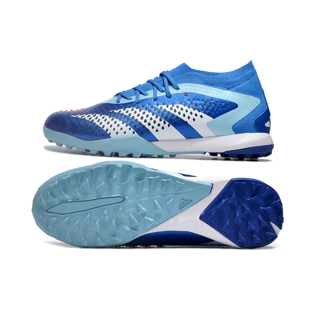 Chuteira Society Adidas Predator Accuracy.1 TF Azul 