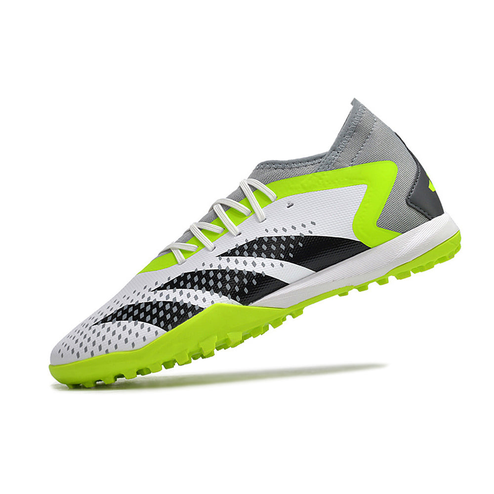 Chuteira Society Adidas Predator Accuracy.1 TF Branca e Verde 