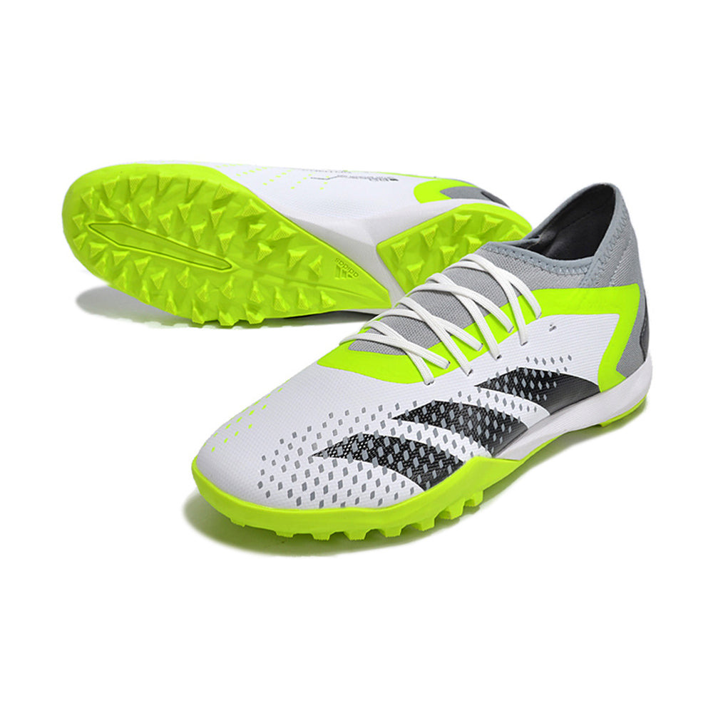 Chuteira Society Adidas Predator Accuracy.1 TF Branca e Verde 