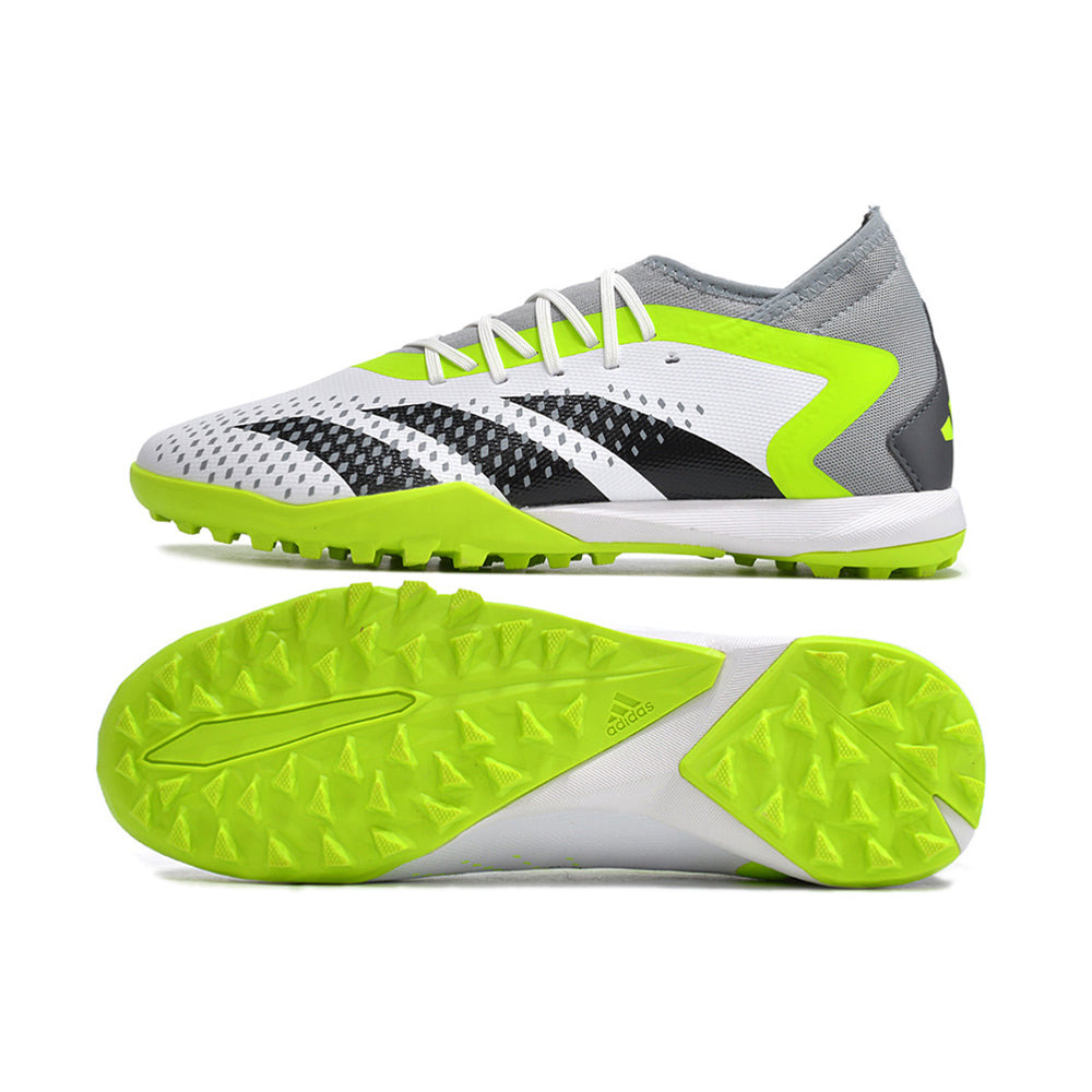 Chuteira Society Adidas Predator Accuracy.1 TF Branca e Verde 