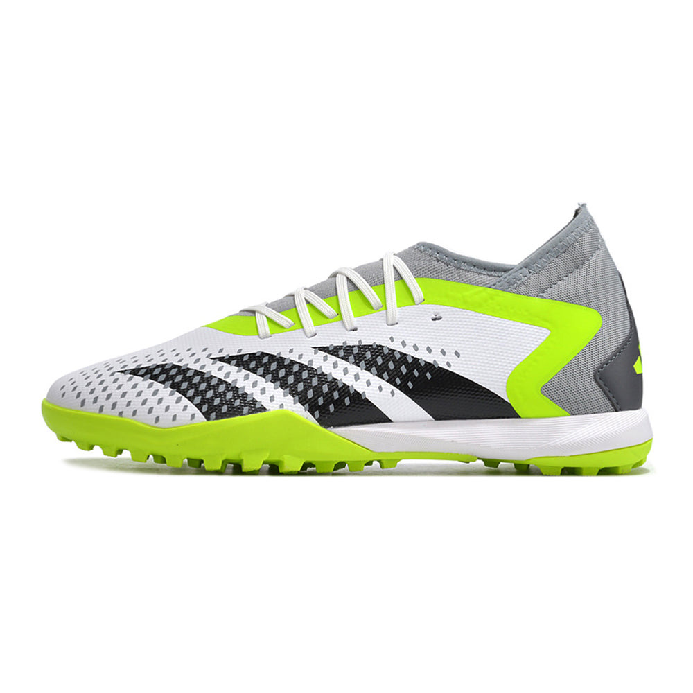 Chuteira Society Adidas Predator Accuracy.1 TF Branca e Verde 