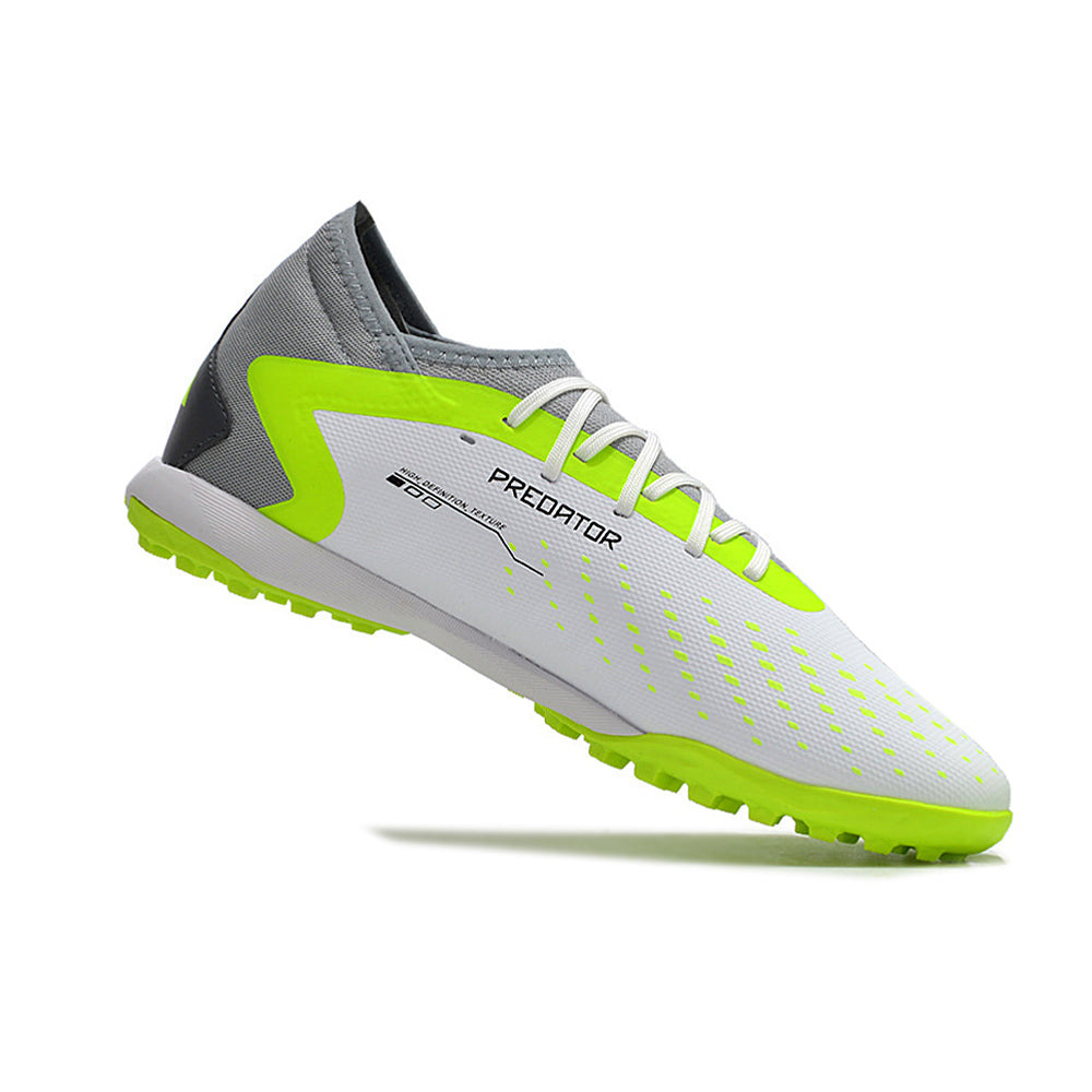 Chuteira Society Adidas Predator Accuracy.1 TF Branca e Verde 