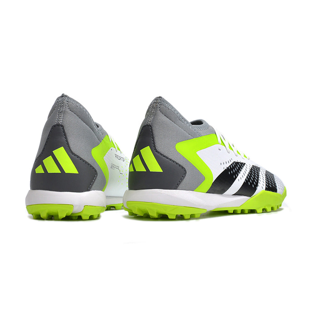 Chuteira Society Adidas Predator Accuracy.1 TF Branca e Verde 