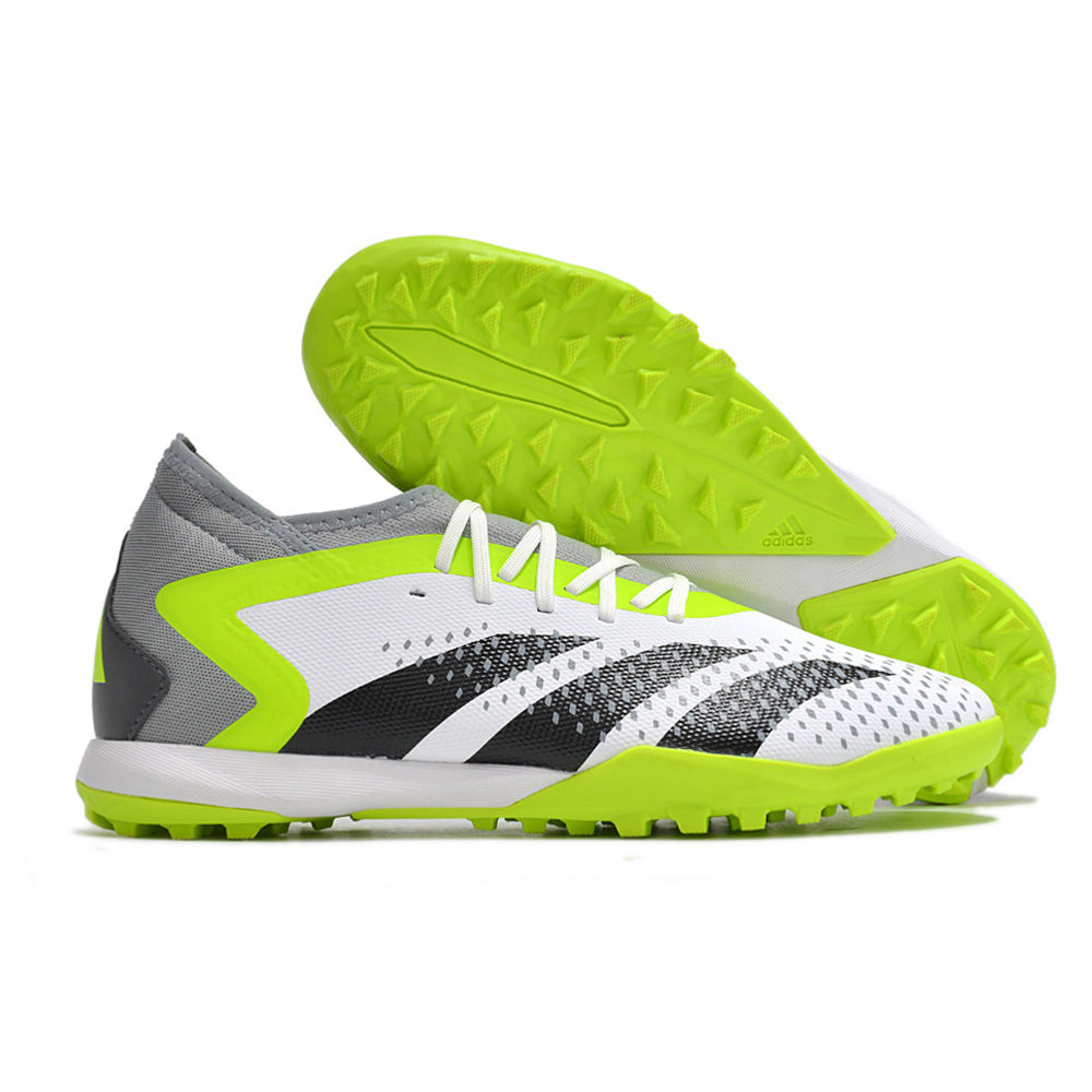Chuteira Society Adidas Predator Accuracy.1 TF Branca e Verde 