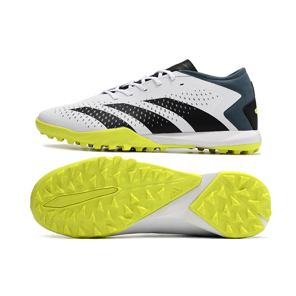 Chuteira Society Adidas Predator Accuracy.1 TF Low Branca e Verde 