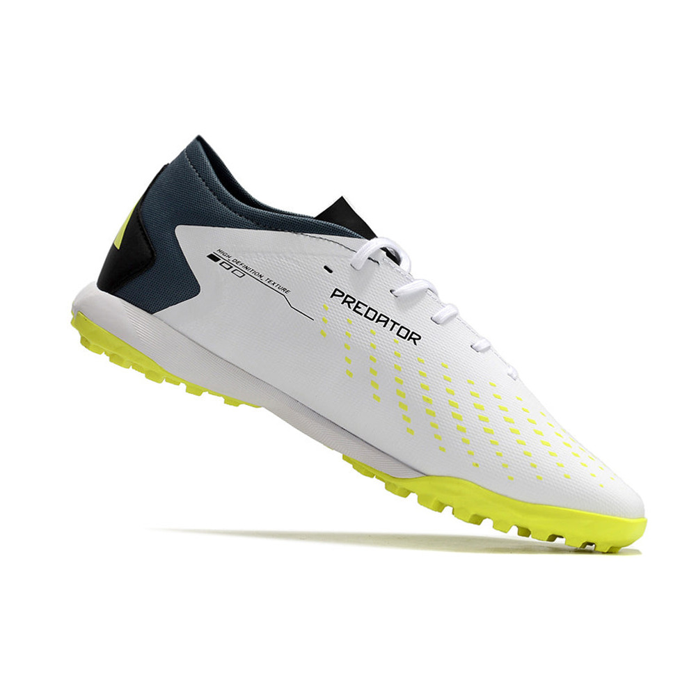Chuteira Society Adidas Predator Accuracy.1 TF Low Branca e Verde 